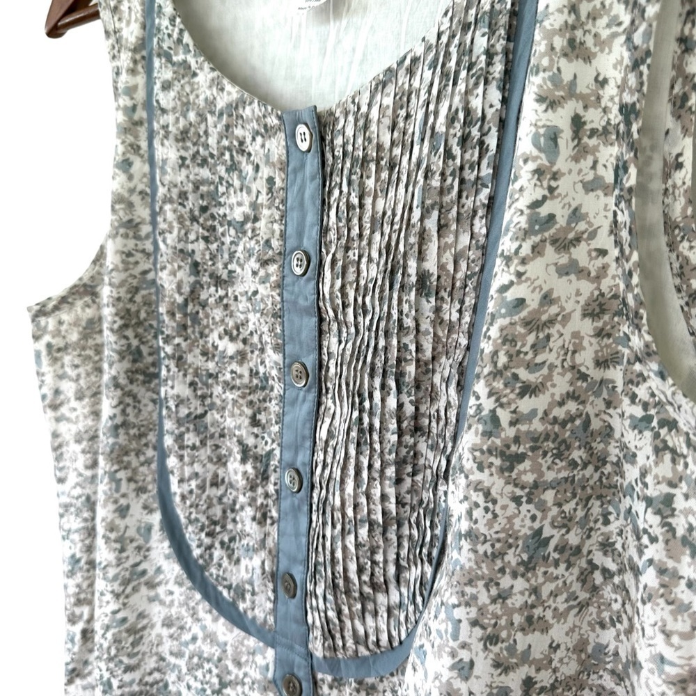 J. Crew sleeveless shift dress with crew neckline in a cotton & silk  blend